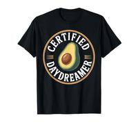 Diseño Vintage de Aguacate Daydreamer Certificado Camiseta