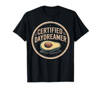 Diseño Vintage de Aguacate Daydreamer Certificado Camiseta