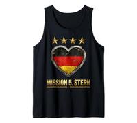 Diseño Vintage de Alemania Misión, Quinta Estrella Camiseta sin Mangas