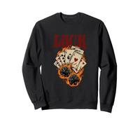 Diseño Vintage de Apuestas para Amantes del Póker Sudadera