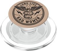 Diseño Vintage de Bad Women Snake Dagger PopSockets PopGrip para MagSafe