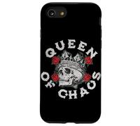 Diseño vintage de corona de calavera con rosas para reinas del caos Carcasa para iPhone SE (2020) / 7 / 8