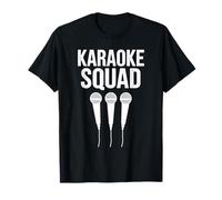 Diseño Vintage de escuadrón de Karaoke para Las Mejores Noches de Karaoke Camiseta