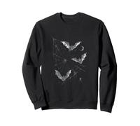 Diseño Vintage de Gothic Bats Spider Web Moon Dark Halloween Sudadera