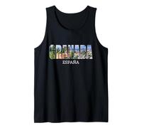 Diseño Vintage de la prefectura de Granada-Granada Ciudad de Camiseta sin Mangas