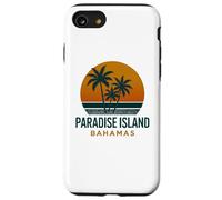 Diseño vintage de Paradise Island Bahamas con puesta de sol tropical Carcasa para iPhone SE (2020) / 7 / 8