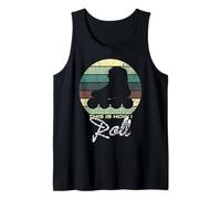 Diseño Vintage de Patines de Ruedas This Is How I Roll Camiseta sin Mangas