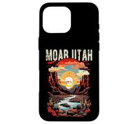 Diseño Vintage de Puesta de Sol de montaña panorámica de Moab, Utah, EE. UU. Carcasa para iPhone 16 Pro MAX