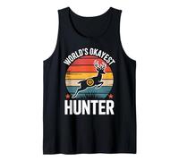 Diseño Vintage del Cazador más Bueno del Mundo Camiseta sin Mangas