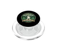 Diseño Vintage del Parque Nacional Olímpico de Washington PopSockets PopGrip para MagSafe