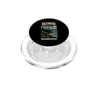 Diseño Vintage del Parque Nacional Olímpico de Washington PopSockets PopGrip para MagSafe