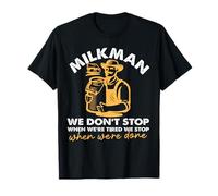 Diseño Vintage Milkman We Don't Stop Camiseta
