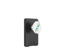Diseño Yin Yang Azul Eléctrico PopSockets PopWallet para MagSafe