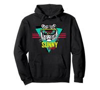 Diseños de Camisetas Estampadas con Estampado de Tigres de It's Sunny Days Cool Summer Vibes Sudadera con Capucha