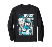 Diseños de Merchandising de Halloween de Spooky On The Inside Minions Manga Larga