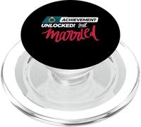 Diseños de pareja de aniversario de boda y matrimonio PopSockets PopGrip para MagSafe
