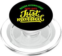 Diseños de pareja de aniversario de boda y matrimonio PopSockets PopGrip para MagSafe