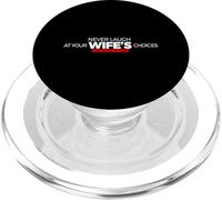 Diseños de pareja de aniversario de boda y matrimonio PopSockets PopGrip para MagSafe