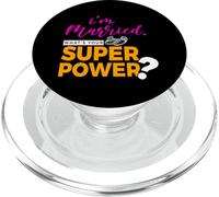 Diseños de pareja de aniversario de boda y matrimonio PopSockets PopGrip para MagSafe