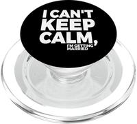 Diseños de pareja de aniversario de boda y matrimonio PopSockets PopGrip para MagSafe