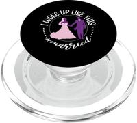 Diseños de pareja de aniversario de boda y matrimonio PopSockets PopGrip para MagSafe