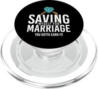 Diseños de pareja de aniversario de boda y matrimonio PopSockets PopGrip para MagSafe