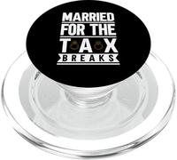 Diseños de pareja de aniversario de boda y matrimonio PopSockets PopGrip para MagSafe