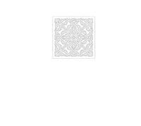 Diseños de plantillas para suelos y paredes, Plantillas de pintura pared flores, plantilla plástico Damasco for masilla yeso, 25-70cm(S 40cmX40cm - A)