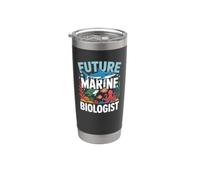 Diseños geniales para amantes de los científicos de los animales del océano Vaso térmico de acero inoxidable de doble pared