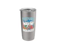 Diseños geniales para amantes de los científicos de los animales del océano Vaso térmico de acero inoxidable de doble pared