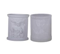Diseños nórdicos de moda de silicona para resina, joyas, yeso, arte, tazas de almacenamiento reutilizables, herramientas de manualidades, uso diario, silicona para tazas de Davids