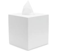 Diseo de tejo Matte Blanco cuadrado Caja de cajas de cajas decorativas Dispensador de caja decorativa para salones de bao Tocador