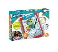 Diset Dessineo Personajes Juguete educativo para aprender a dibujar personajes para niños a partir de 6 años, Rojo, 60198, Rojo