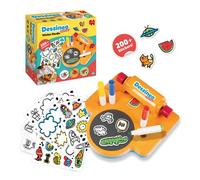 Diset - Dessineo Stickers Studio, Jueguete Educativo para Hacer Pegatinas para niños a Partir de 4 años