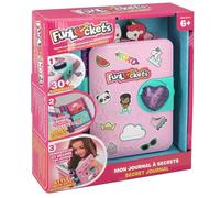 Diset - Diario Secreto Funlockets. ¡Escribe todos tus secretos y personaliza tu diario! Con mas de 30 asomborsos. (S20220FR1)