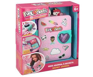 Diset - Diario Secreto Funlockets. ¡Escribe todos tus secretos y personaliza tu diario! Con mas de 30 asomborsos. (S20220FR1)