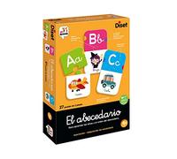 Diset, El Abecedario, Juego educativo para aprender las letras y el abecedario para niños a partir de 4 años, Multicolor