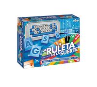 Diset Juego de mesa La Ruleta de la Suerte – 2-4 jugadores – a partir de 12 años – Español – Rojo