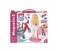 Diset - Magnetics vestidos princesa, Juego educativo con piezas magneticas para niños a partir de 3 años