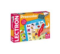 Diset Lectron Preescolar - Juego Educativo de Preguntas y Respuestas 4 años | Lápiz mágico autocorrectivo con luz y sonido, 12 láminas ilustradas para aprender vocales, números y estaciones del año.