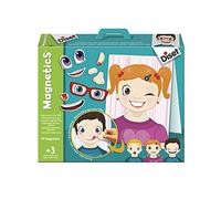 Diset - Magnetics Expresiones, Juego educativo con piezas magneticas para niños a partir de 3 años