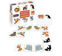 Diset Nathan - Mon Premier Domino, 31153 | Aprendizaje de animales - Juego educativo - Se juega solo o en familia - para niños