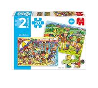 Diset - Set de 2 Puzzles, en la Playa y de excursión, 2 x 20 Piezas (69982)