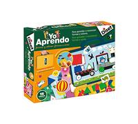 Diset Juego educativo Yo Aprendo Formas y Colores para niños a partir de 3 años Rojo 63798