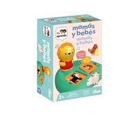 Diset - Yo Aprendo Mamás y Bebés, Juego Educativo para niños a Partir de 2 años, Juego de asociación, Aprender los Animales