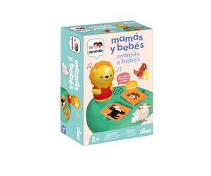 Diset - Yo Aprendo Mamás y Bebés, Juego Educativo para niños a Partir de 2 años, Juego de asociación, Aprender los Animales