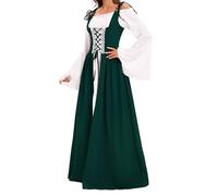 Disfraces Carnaval Disfraz Mujer Carnaval Disfraz Reina De Vikingo Edad Media Maga Hadas Adulto Talla Grande Guerrera Veneciano Carnavales Diosa Griega Romana Negro Adultos Medieval B Traje Arquero