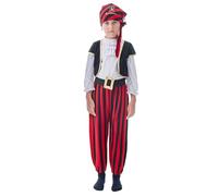 Disfraces de capitán Infantil para bebés Varones Mayo, Gorra, Disfraz Pirata apestoso, Camisa, Pantalones, cinturón, Chaleco, Cosplay Trajes