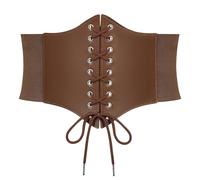 Disfraces de carnaval para mujer, corsé pirata, cinturón gótico, corsé con cordones, corsé negro, banda elástica ancha, cintura de waspie, cinturón de cadera, cinturón de cadera, disfraz de bruja