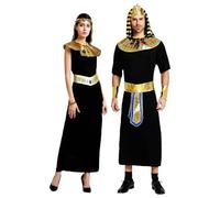 Disfraces De Cosplay De Faraón - Conjunto De Halloween De Sacerdote Egipcio Para Adultos, Traje De Juego De Rol De Gobernante Antiguo | Disfraces De Lujo Para Hombres Y Mujeres, Trajes Para Te